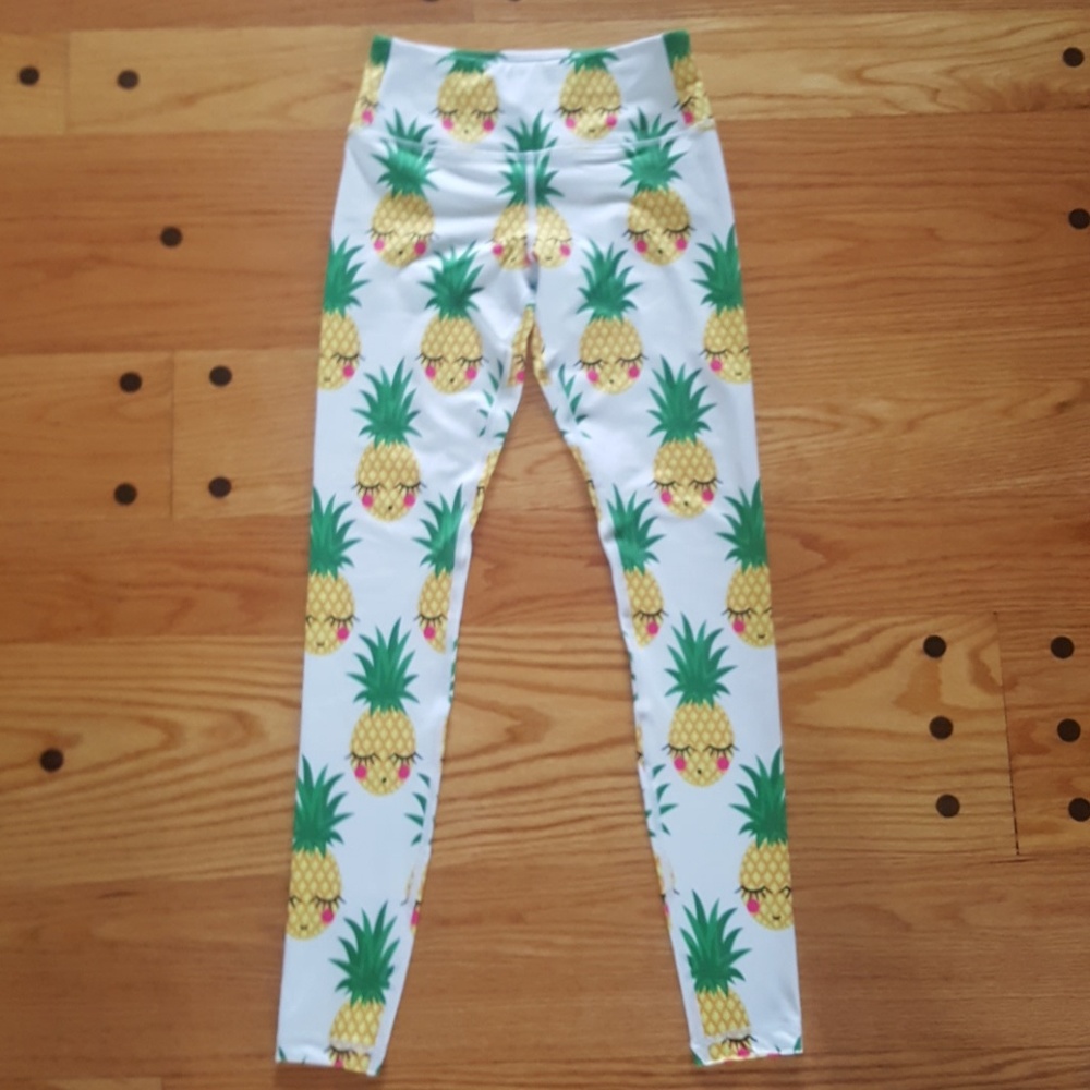 Flexi Lexi Pineapple Athletic Leggings